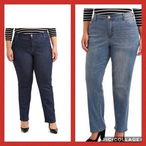 2 Women’s plus size jeans pants new terra & Sky